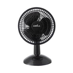 Ventilador Sobremesa Pizarro Mini Negro 2vel 20w Orientable 27x20x15cm